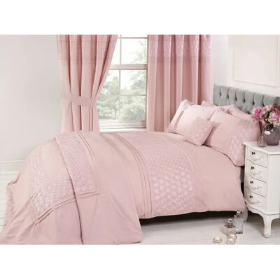 Price Right Home Everdean Blush Pink Floral Duvet Cover Set - Duvet Cover & Pillowcases - Queen Size Price Right Home Everdean Blush Pink Floral Duvet Cover Set - Duvet Cover & Pillowcases - Queen Size