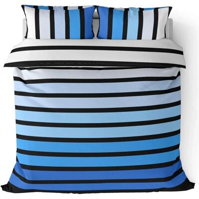 Rapport Soho Blue Striped Duvet Set - Duvet Set Rapport Soho Blue Striped Duvet Set - Duvet Set