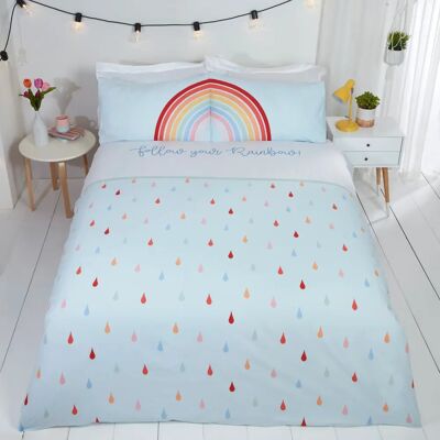 Rapport Home Follow Your Rainbow Duvet Cover Bedding Set Multi Rapport Home Follow Your Rainbow Duvet Cover Bedding Set Multi