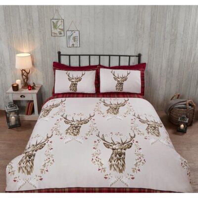 MCU Kronhjort Beddeken Set - Rood MCU Kronhjort Beddeken Set - Rood