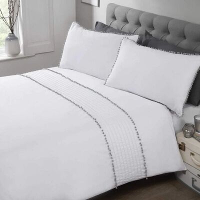 Price Right Home Pompom paplanhuzat és párnahuzat ágy szett - Completo di biancheria da letto Price Right Home Pompom paplanhuzat és párnahuzat ágy szett - Completo di biancheria da letto