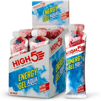 HIGH5 Energy Gel Aqua - Berry - 61-80g - Gels HIGH5 Energy Gel Aqua - Berry - 61-80g - Gels
