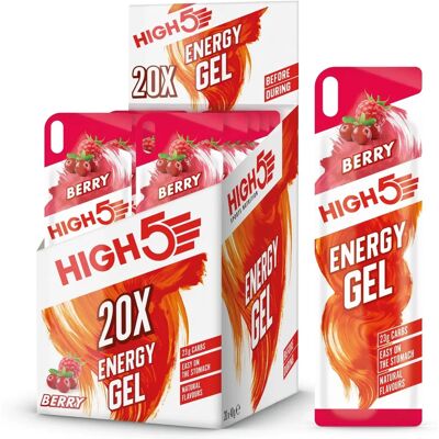 High5 Energy Gel 20x40g - Berry High5 Energy Gel 20x40g - Berry