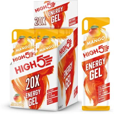 HIGH5 Gel Énergétique - Saveurs de Fruits Légères - Gel - Publicité HIGH5 Gel Énergétique - Saveurs de Fruits Légères - Gel - Publicité