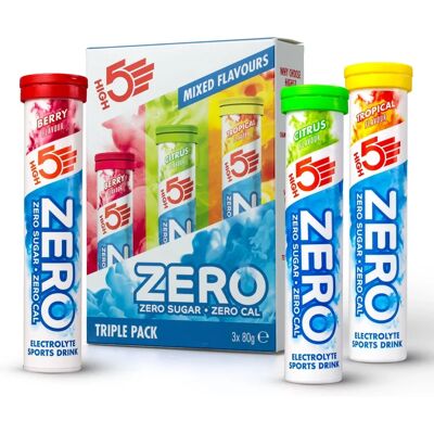 HIGH5 ZERO Hydration Pack - Citrus/Berry/Tropica HIGH5 ZERO Hydration Pack - Citrus/Berry/Tropica