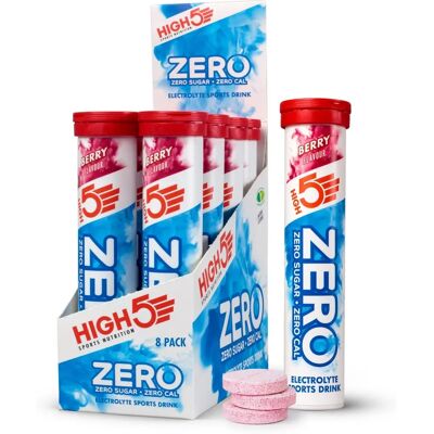 High5 Zero Electrolyte Sports Drink - 8 x 20 Tabs - Berry High5 Zero Electrolyte Sports Drink - 8 x 20 Tabs - Berry