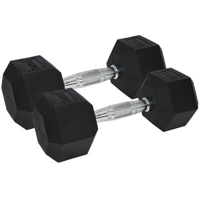 Manubri Urban Fitness 2x10kg - Gomma Manubri Urban Fitness 2x10kg - Gomma