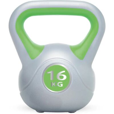 UFE Urban Fitness Vinyl Kettlebell - 16kg - Verde - Kettlebell - Attrezzatura fitness UFE Urban Fitness Vinyl Kettlebell - 16kg - Verde - Kettlebell - Attrezzatura fitness