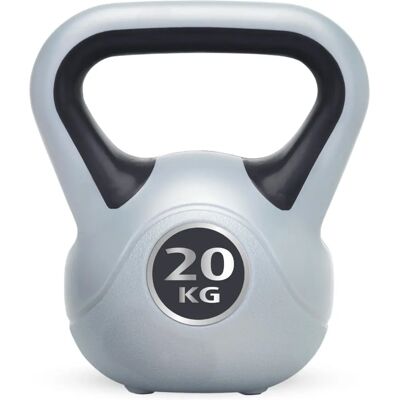 UFE Vinyl Kettlebell 20kg - Schwarz - Ganzkörper Fitnessgerät UFE Vinyl Kettlebell 20kg - Schwarz - Ganzkörper Fitnessgerät