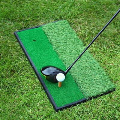 Precision Launch Pad 2 in 1 Golf Abschlagmatte TR437 - grün Precision Launch Pad 2 in 1 Golf Abschlagmatte TR437 - grün