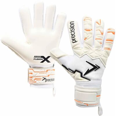 Guanti da portiere Precision GK Fusion X Pro Negative Contact Duo - Bianco Guanti da portiere Precision GK Fusion X Pro Negative Contact Duo - Bianco
