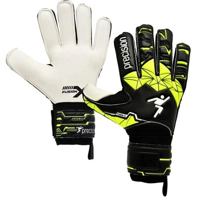 Precision Fusion X Flat Cut Finger Goalkeeper Gloves - Goalkeeper Gloves Precision Fusion X Flat Cut Finger Goalkeeper Gloves - Goalkeeper Gloves