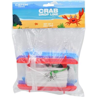 Catch Fishing Krabbelinie X3 - Krabbenangelsatz Catch Fishing Krabbelinie X3 - Krabbenangelsatz