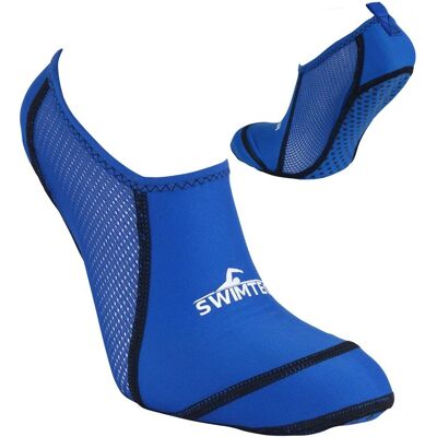 Chaussettes de piscine pour enfants SwimTech Bleu - Chaussettes de natation pour enfants - Publicité Chaussettes de piscine pour enfants SwimTech Bleu - Chaussettes de natation pour enfants - Publicité