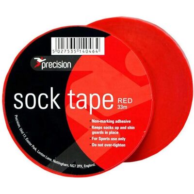 Precision Red One Size Sports Sock Tape - Sports Tape Precision Red One Size Sports Sock Tape - Sports Tape