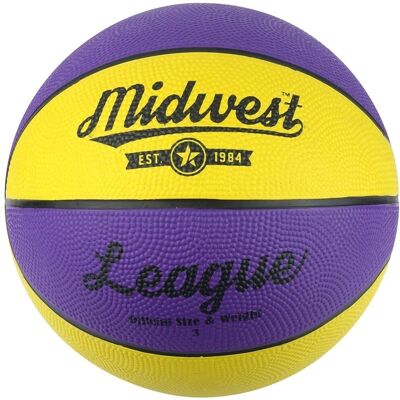 Midwest League Hochleistungs-Gummi-Basketball - 6 Midwest League Hochleistungs-Gummi-Basketball - 6