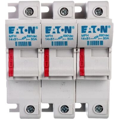 Eaton CH143DU Sicherungsfassung - 14x51 mm, 3P, 50A, 690V AC Eaton CH143DU Sicherungsfassung - 14x51 mm, 3P, 50A, 690V AC