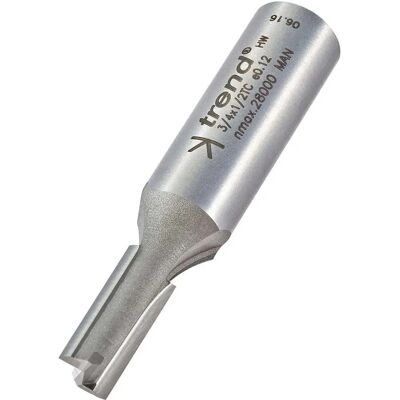 Trend 3/4 x 1/2 TCT Two Flute Cutter - Cutting Tool Trend 3/4 x 1/2 TCT Two Flute Cutter - Cutting Tool