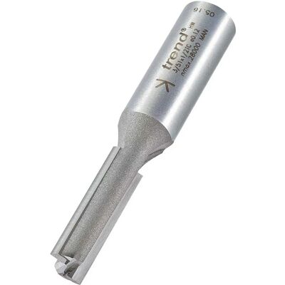 Trend 3/51x1/2tc Professional Router Cutter - Two Flute 9.5mm Dia, 32mm Cut Trend 3/51x1/2tc Professional Router Cutter - Two Flute 9.5mm Dia, 32mm Cut