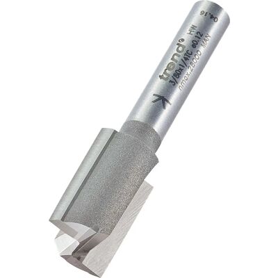 Trend TRE38014TC Zwei Flötenschneider - 12,7 mm x 19 mm Trend TRE38014TC Zwei Flötenschneider - 12,7 mm x 19 mm