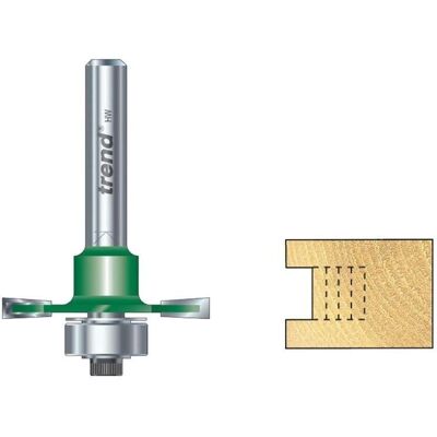 Trend C145 Fraise Guidée par Roulement 6,3mm - Fraise de Rainurage Trend C145 Fraise Guidée par Roulement 6,3mm - Fraise de Rainurage