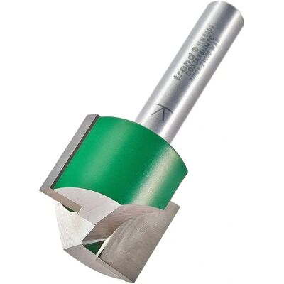 Trend C033ax8mmtc Two Flute Straight Router Cutter - 25mm Dia - 19mm Cut Trend C033ax8mmtc Two Flute Straight Router Cutter - 25mm Dia - 19mm Cut