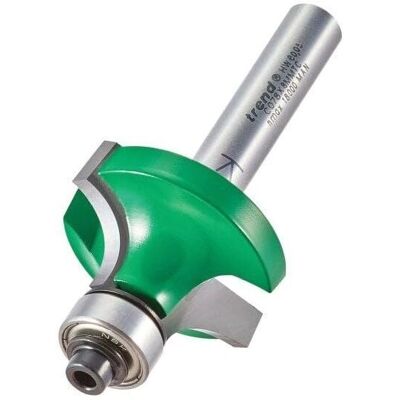 Trend C078x8mmtc Corte redondeo de 9,5 mm de radio X 15,9 mm - Cortador de enrutador Trend C078x8mmtc Corte redondeo de 9,5 mm de radio X 15,9 mm - Cortador de enrutador