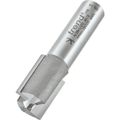 Trend Tungsten Carbide Two Flute Cutter - 18mm x 25mm - Woodworking Tool Trend Tungsten Carbide Two Flute Cutter - 18mm x 25mm - Woodworking Tool