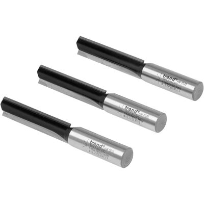 Trend Trade Router Cutter - 12.7mm Dia, 50mm Cut, 1/2" Shank Trend Trade Router Cutter - 12.7mm Dia, 50mm Cut, 1/2" Shank