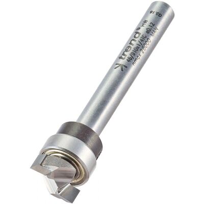 Trend Professional Profilatore Guidato - Carburo di Tungsteno - 12,7mm - Mandrino da 1/4 di pollice - Cuscinetto da 1/2 pollice - Profilatore Trend Professional Profilatore Guidato - Carburo di Tungsteno - 12,7mm - Mandrino da 1/4 di pollice - Cuscinetto da 1/2 pollice - Profilatore