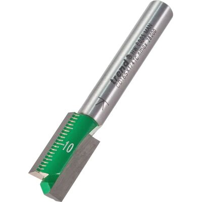 Trend C016SX1/4TC Frese a due tagli 10mm D x 19mm scala C - Router Trend C016SX1/4TC Frese a due tagli 10mm D x 19mm scala C - Router