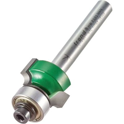 Trend CraftPro Guided Rounded Over Router Cutter Bit - Router Type Trend CraftPro Guided Rounded Over Router Cutter Bit - Router Type