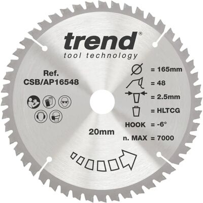 Trend AP16548 Craft Pro Worktop - Tungsten Carbide TCT Blade for Circles Trend AP16548 Craft Pro Worktop - Tungsten Carbide TCT Blade for Circles