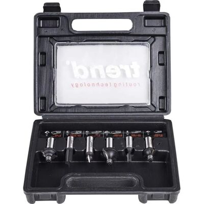 Trend Set of 6 Carbide Router Bits - Woodworking Tools Trend Set of 6 Carbide Router Bits - Woodworking Tools