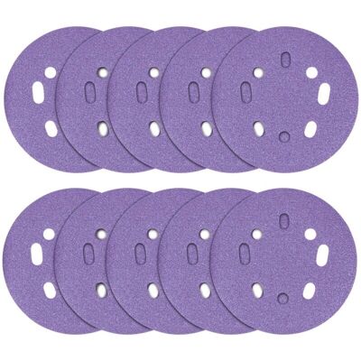Trend Discos de lijado orbital de zirconio - 125mm - Pack 10 Trend Discos de lijado orbital de zirconio - 125mm - Pack 10