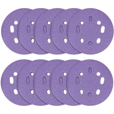 Disco abrasivo orbitale in ossido di alluminio Trend - 125mm Granulazione 240G - Confezione 10 Disco abrasivo orbitale in ossido di alluminio Trend - 125mm Granulazione 240G - Confezione 10