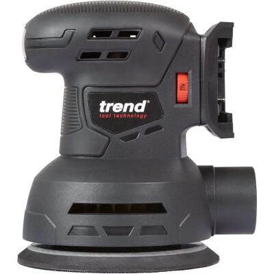 Trend T18s/ros125b 18V Cordless 125mm Random Orbital Sander - Power Tool Trend T18s/ros125b 18V Cordless 125mm Random Orbital Sander - Power Tool