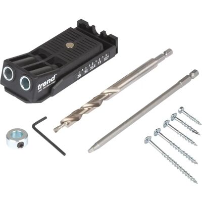 Trend Pocket Hole Jig - Twin, 12.7-38mm, Portable - Pocket Hole Jig Trend Pocket Hole Jig - Twin, 12.7-38mm, Portable - Pocket Hole Jig