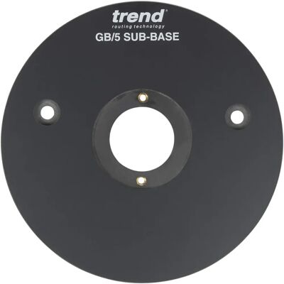 Sottobase GB5 di Trend con Bush e 2 Pini - Base per Utensili Elettrici Sottobase GB5 di Trend con Bush e 2 Pini - Base per Utensili Elettrici