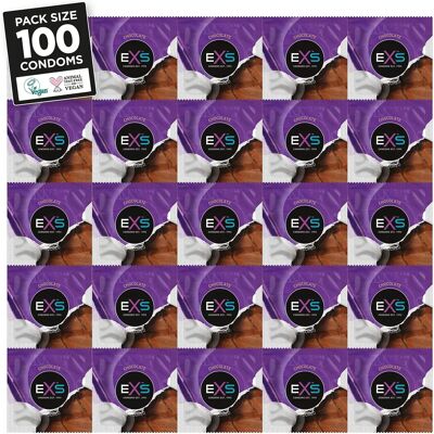 EXS Chocolate Flavored Condoms - 100 Pack EXS Chocolate Flavored Condoms - 100 Pack