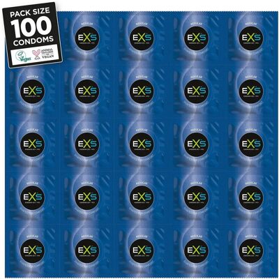 EXS Brand Regular Condoms - 100 Pack - Safe & Comfortable EXS Brand Regular Condoms - 100 Pack - Safe & Comfortable
