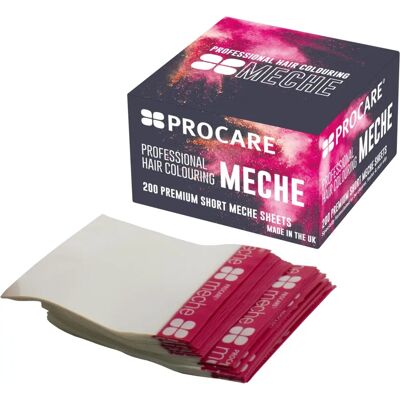 Procare Meche Short 93mm x 96mm - Hair Foil Sheets Procare Meche Short 93mm x 96mm - Hair Foil Sheets