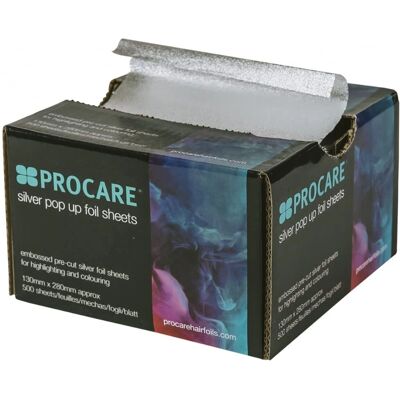Procare Premium Pop Up Foil Sheets 130mm x 280mm - Hair Coloring Procare Premium Pop Up Foil Sheets 130mm x 280mm - Hair Coloring