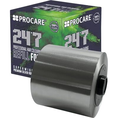 Procare 12cm x 450m Silver Hair Foil Refill - Salon-Ready Procare 12cm x 450m Silver Hair Foil Refill - Salon-Ready