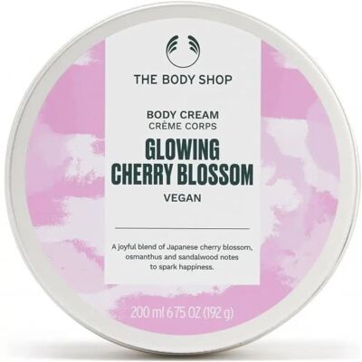 Wegetariańska i naturalna krem do ciała z kwiatem wiśni - Nawilża i wygładza Wegetariańska i naturalna krem do ciała z kwiatem wiśni - Nawilża i wygładza