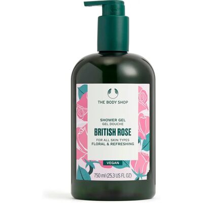 The Body Shop British Rose Dusjsåpe - Fuktighetsgivende 750 Ml The Body Shop British Rose Dusjsåpe - Fuktighetsgivende 750 Ml