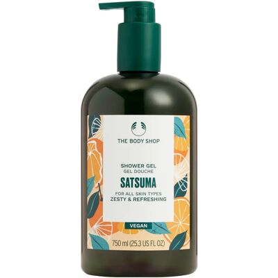 The Body Shop Satsuma Douchegel - 750ml - Vegan & Natuurlijk The Body Shop Satsuma Douchegel - 750ml - Vegan & Natuurlijk