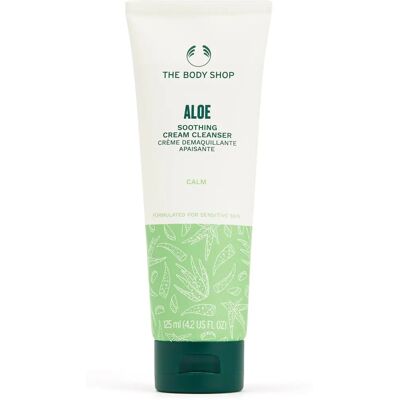 The Body Shop Aloe Soothing Cream Cleanser - Unisex 125ml The Body Shop Aloe Soothing Cream Cleanser - Unisex 125ml