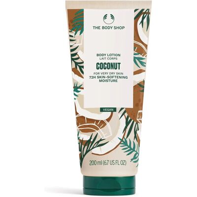 The Body Shop Coconut Body Lotion - Vegan Natural 72hr Moisture The Body Shop Coconut Body Lotion - Vegan Natural 72hr Moisture