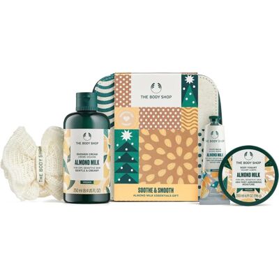 The Body Shop Almond Milk Gift Set - Shower, Hand & Body Creams The Body Shop Almond Milk Gift Set - Shower, Hand & Body Creams